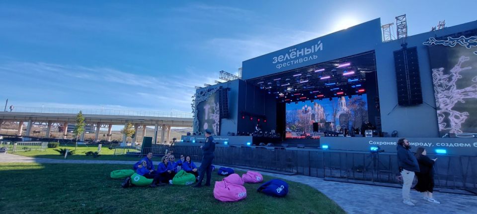 Зеленый фестиваль арт-кластера «Таврида» под контролем МЧС России