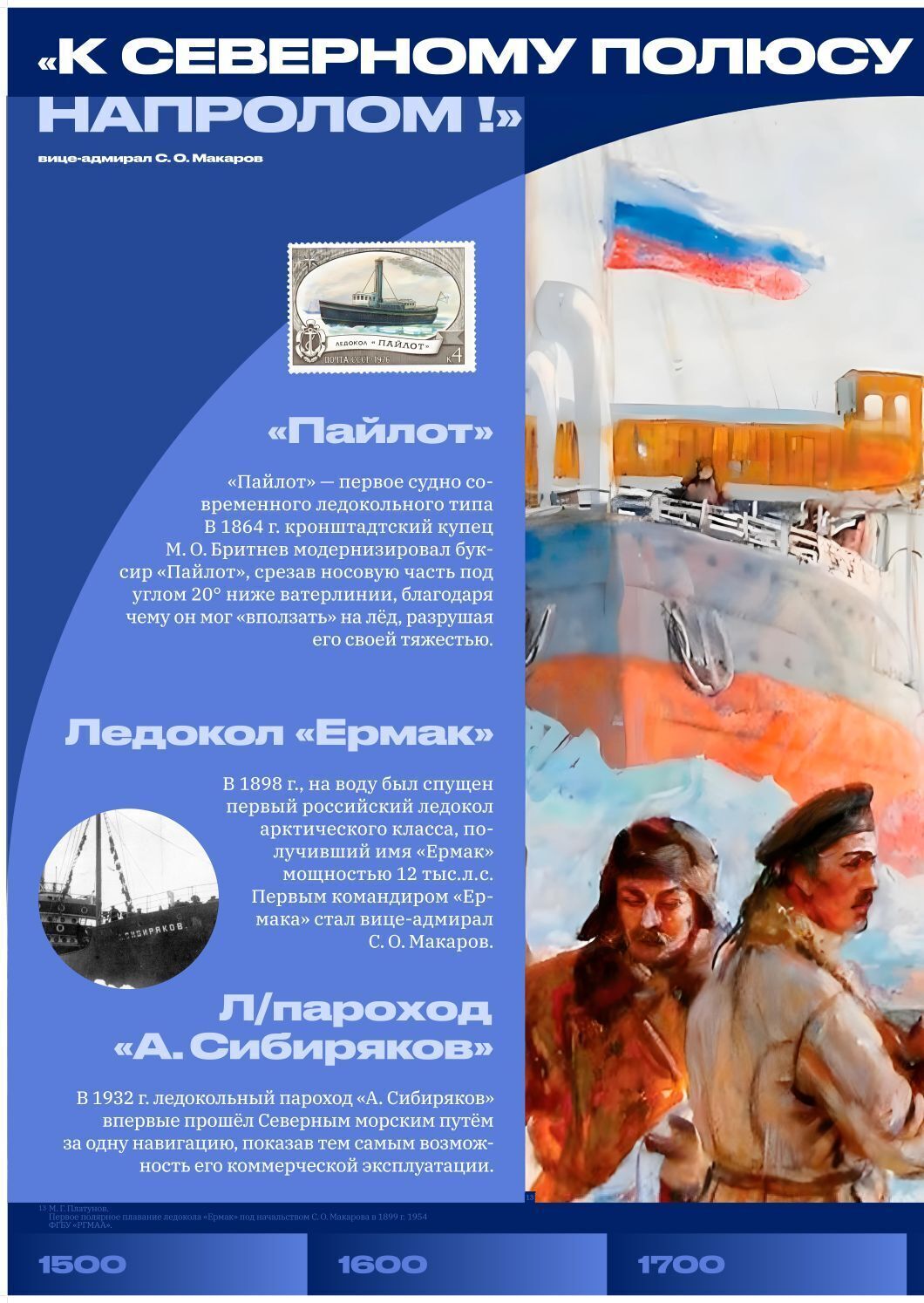 АНО «Центр «Арктические инициативы» подготовила выставку «Великий Северный поход: Арктика как искусство», в которой представлены основные исторические вехи российской истории освоения Северного морского пути АНО «Центр «Арктические инициативы» подготовила выставку «Великий Северный поход: Арктика как искусство», в которой представлены основные исторические вехи российской истории освоения Северного морского пути
