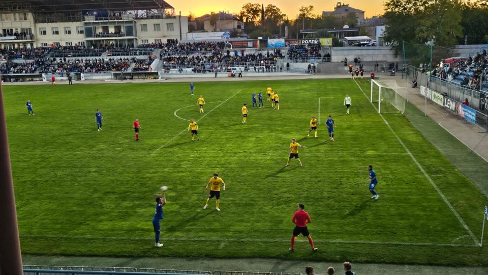 Росгвардия обеспечила охрану общественного порядка и безопасность на футбольном матче в Севастополе