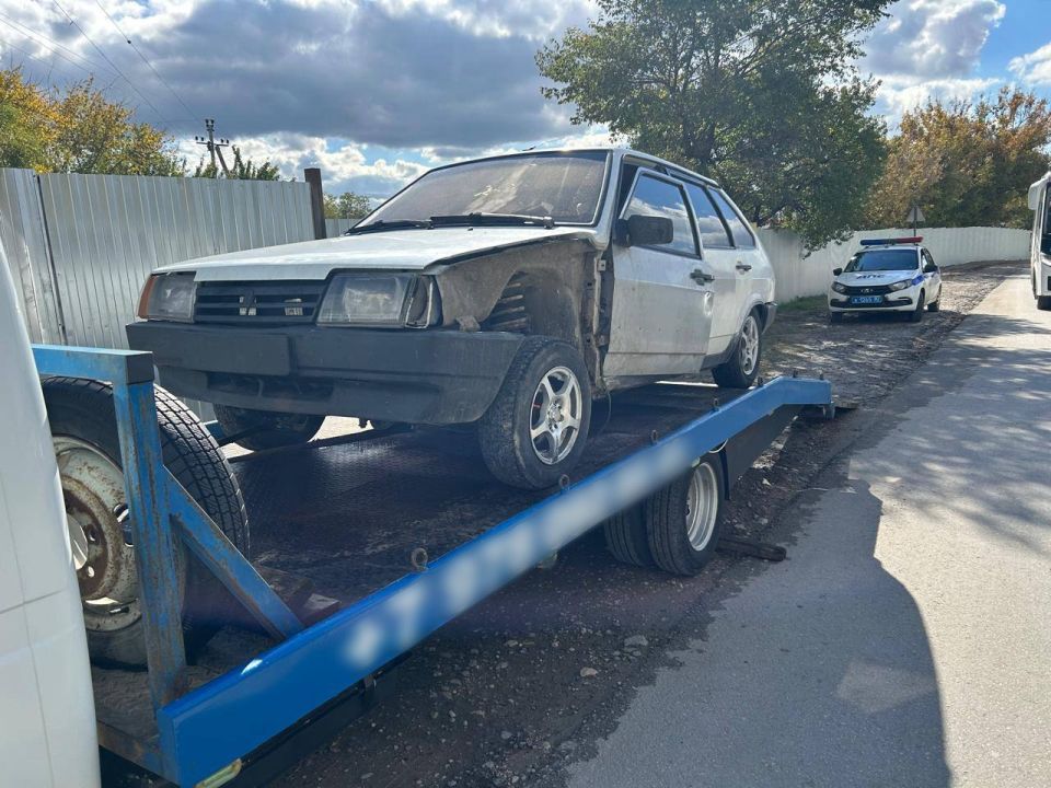 В Бахчисарае задержан подросток за вождение автомобиля в состоянии алкогольного опьянения