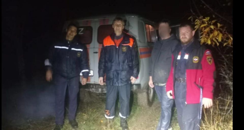 В ГО Судак крымские спасатели оказали помощь заблудившемуся грибнику