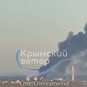 В Крыму в Симферопольском районе украинский дрон атаковал ёмкость с горюче-смазочными материалами