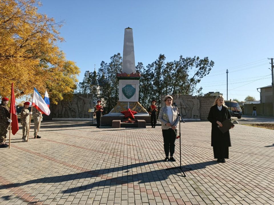 29 октября 2025 года в поселке Раздольное у обелиска Славы в честь воинов, погибших на фронтах Великой Отечественной войны, состоялась церемония закрытия Почетного караула осенней Вахты Памяти Поколений – «Пост №1» 29 октября 2025 года в поселке Раздольное у обелиска Славы в честь воинов, погибших на фронтах Великой Отечественной войны, состоялась церемония закрытия Почетного караула осенней Вахты Памяти Поколений – «Пост №1»