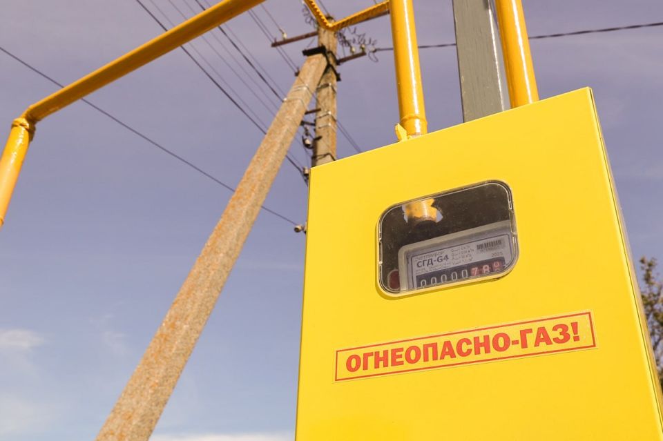 Сергей Аксёнов: В селе Строгоновка Симферопольского района полностью готов к вводу в эксплуатацию новый распределительный газопровод низкого давления