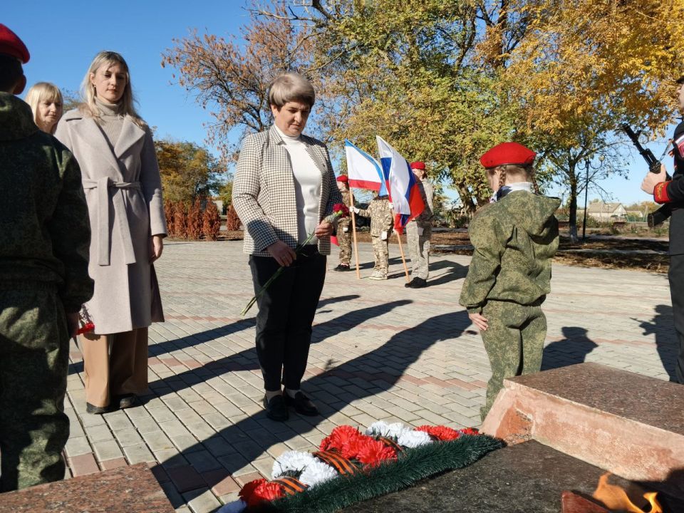 29 октября 2025 года в поселке Раздольное у обелиска Славы в честь воинов, погибших на фронтах Великой Отечественной войны, состоялась церемония закрытия Почетного караула осенней Вахты Памяти Поколений – «Пост №1» 29 октября 2025 года в поселке Раздольное у обелиска Славы в честь воинов, погибших на фронтах Великой Отечественной войны, состоялась церемония закрытия Почетного караула осенней Вахты Памяти Поколений – «Пост №1»