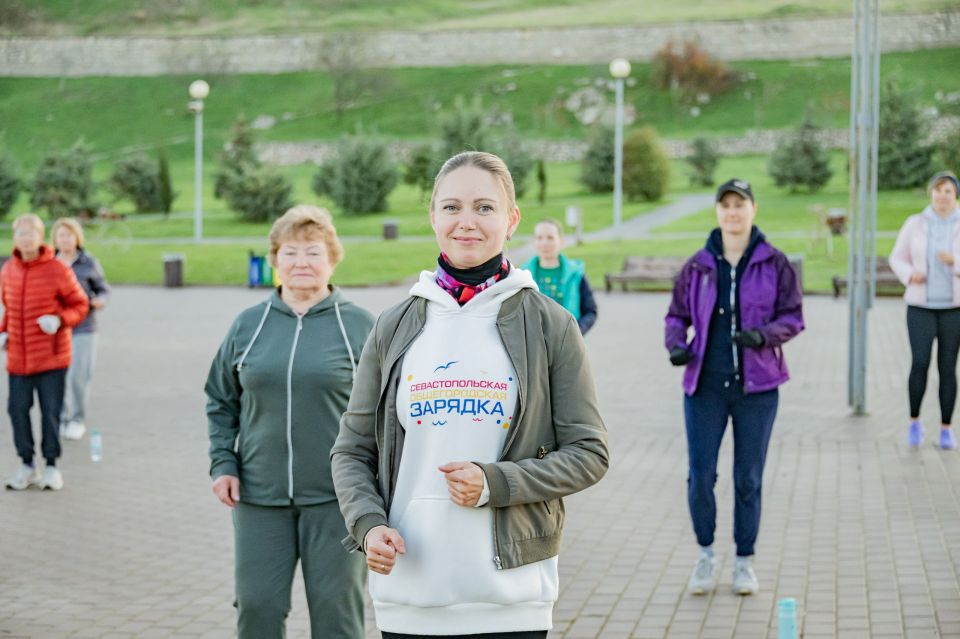 Михаил Развожаев: Сегодня в Севастополе прошла заключительная зарядка седьмого сезона общегородской акции «С бодрым утром!»