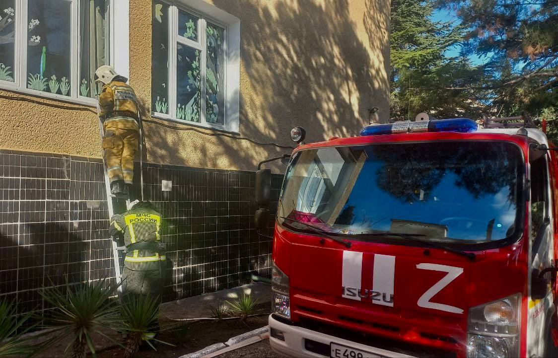 Учения по ликвидации пожара в детском саду Учения по ликвидации пожара в детском саду