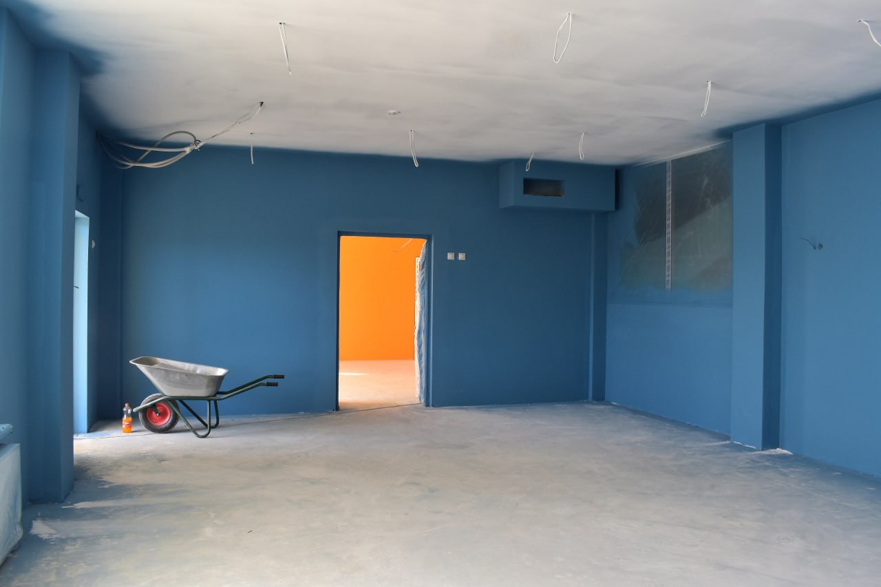 Эдуард Щёголев: В селе Амурское Красногвардейского района на ул. Молодёжная продолжается строительство детского сада на 280 мест