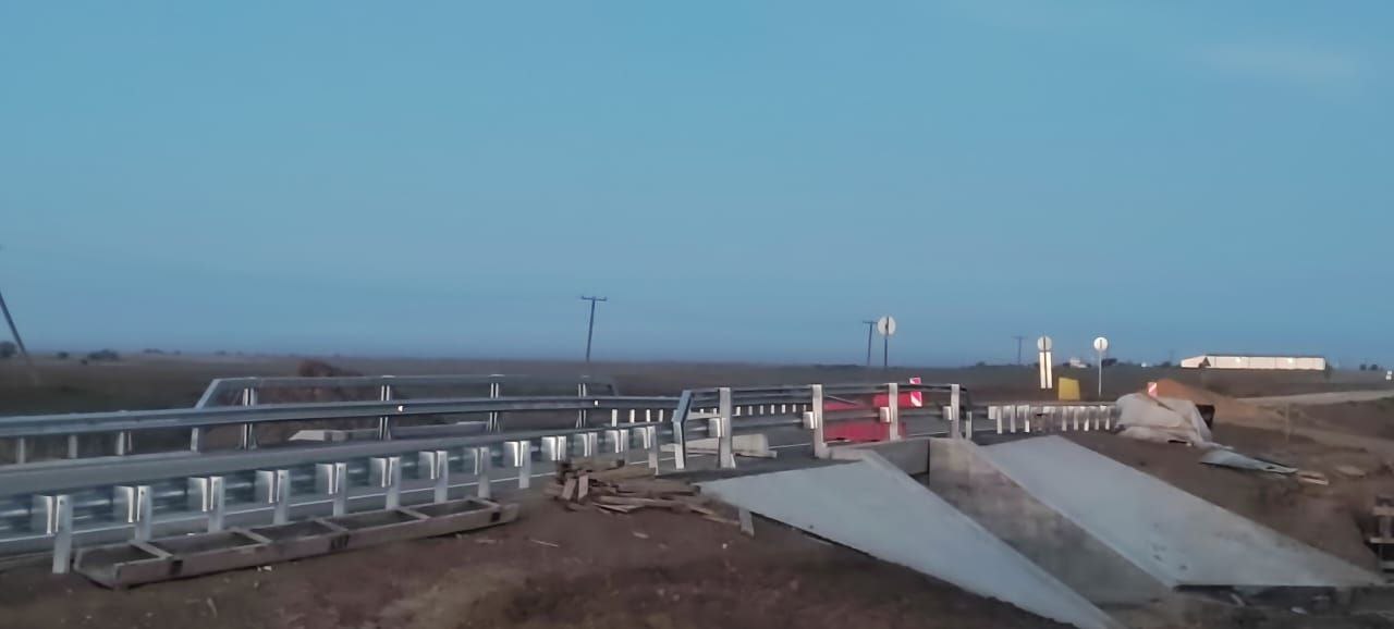 В Крыму благодаря национальному проекту «Инфраструктура для жизни» завершается капитальный ремонт искусственного дорожного сооружения на дороге Томашевка – Ермаково