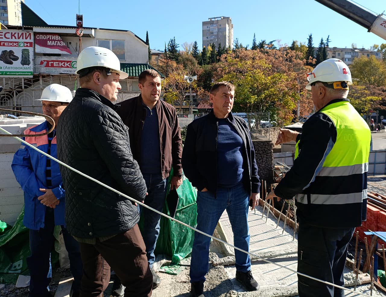Юрий Гоцанюк: Осмотрел ход капремонта автовокзала в Ялте