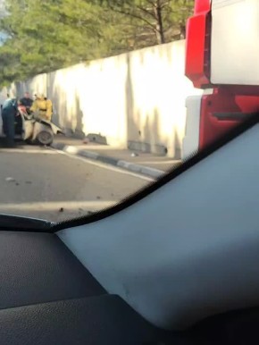 Очевидцы сообщают о серьезном ДТП с пострадавшими на Южнобережном шоссе