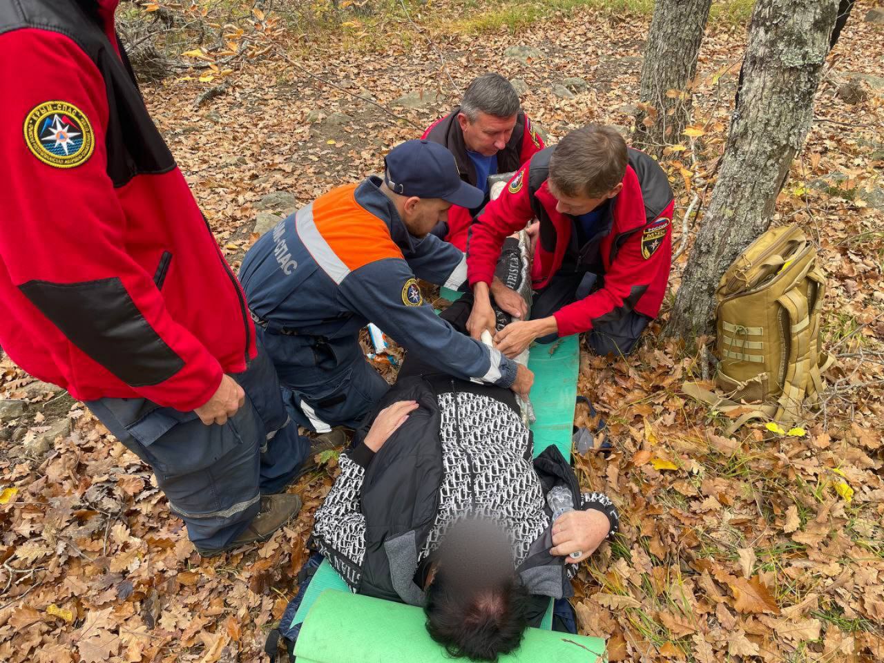 Туристка травмировала ногу на горе Ай-Йори
