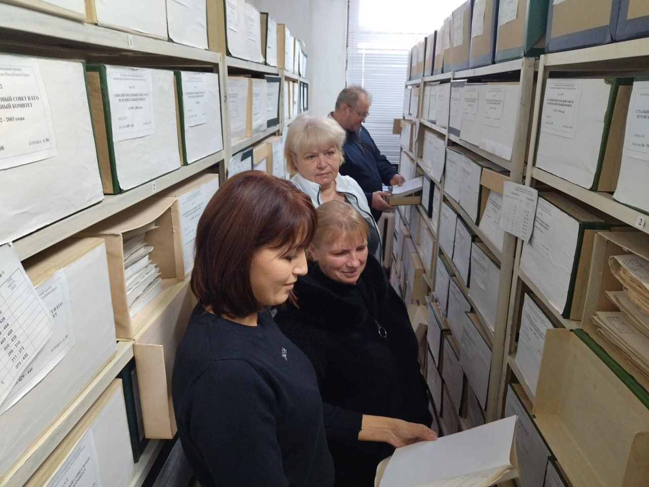 В муниципальном архиве Джанкойского района прошел день открытых дверей