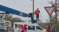 В Керчи продолжаются работы по устройству новых линий наружного освещения