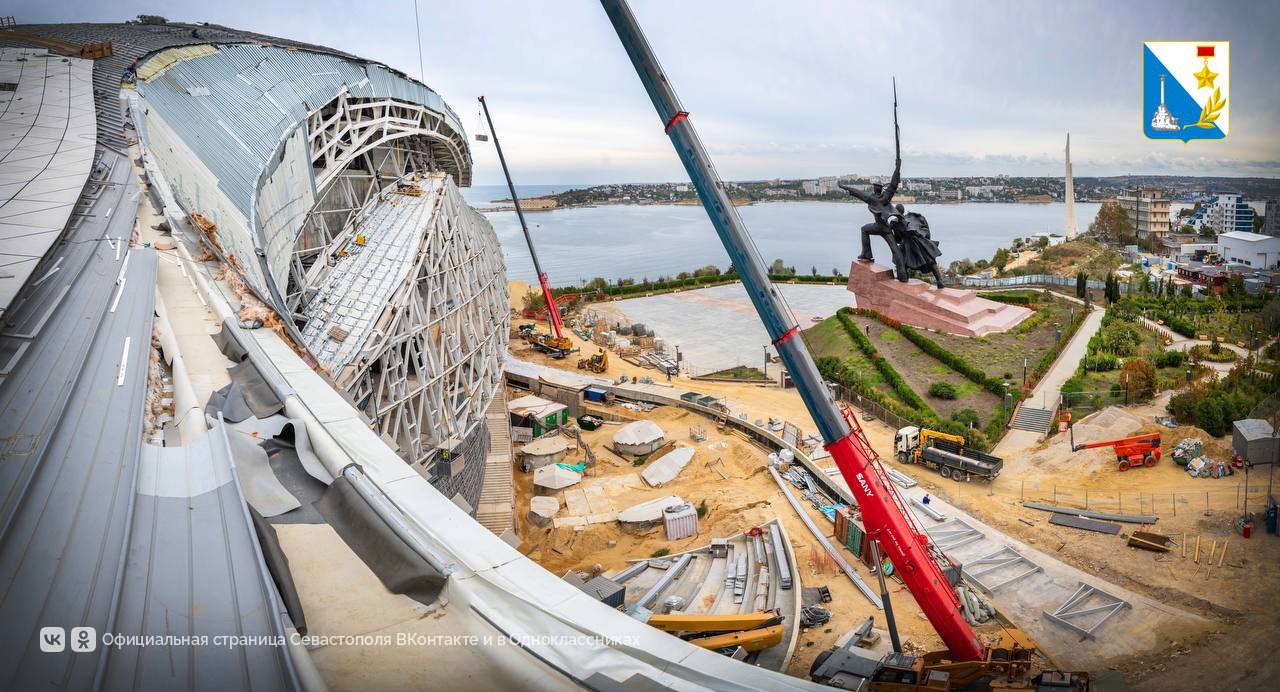 На мысе Хрустальном идет строительство культурного комплекса На мысе Хрустальном идет строительство культурного комплекса