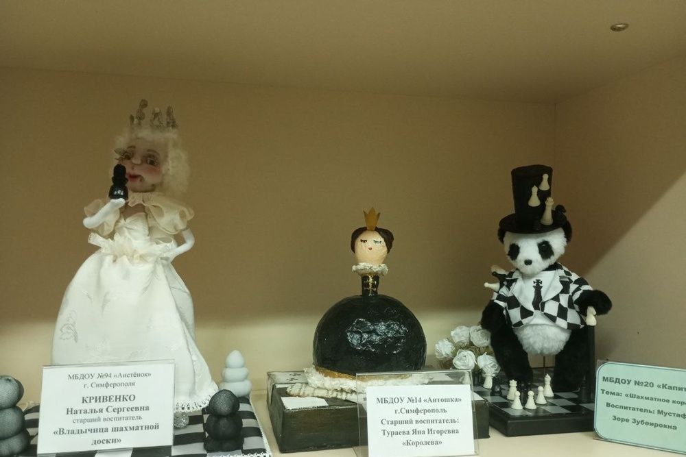 В рамках реализации республиканского проекта «Шахматы в детском саду» с 5 ноября в МБУ ДПО «ИМЦ» стартовала выставка «Шахматная фантазия» В рамках реализации республиканского проекта «Шахматы в детском саду» с 5 ноября в МБУ ДПО «ИМЦ» стартовала выставка «Шахматная фантазия»