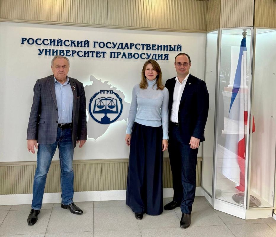 Министр экологии и природных ресурсов Республики Крым Ольга Шевцова пообщалась со студентами ФГБОУ ВО «Российский государственный университет правосудия им. В.М. Лебедева» в рамках Всероссийского круглого стола «Проблемы... Министр экологии и природных ресурсов Республики Крым Ольга Шевцова пообщалась со студентами ФГБОУ ВО «Российский государственный университет правосудия им. В.М. Лебедева» в рамках Всероссийского круглого стола «Проблемы...