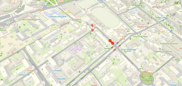 В Симферополе частично перекроют улицу Декабристов на три дня