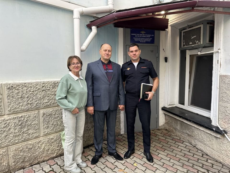 Общественный совет при ОМВД России по г. Феодосии провёл мониторинг работы ведомственных подразделений