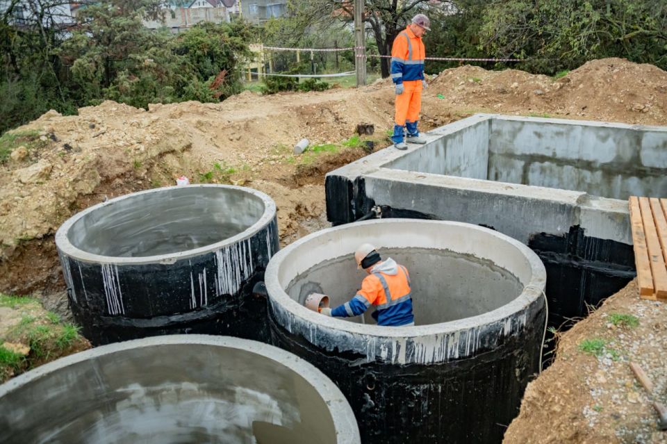 Михаил Развожаев: Строим новую канализационно-насосную станцию районе улицы Амет-Хана Султана
