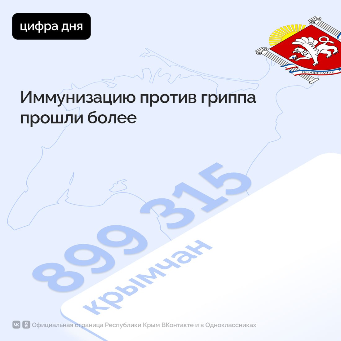 В Крыму продолжается ежегодная вакцинация против гриппа