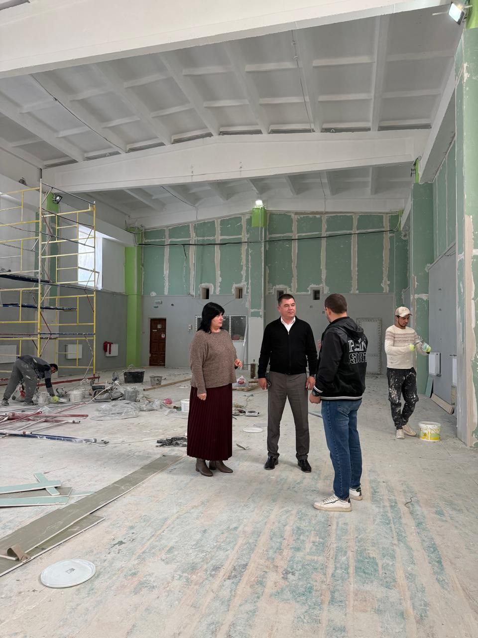 Анжелика Ястребова: Завершается ремонт Детско-юношеской спортивной школы в Бахчисарае