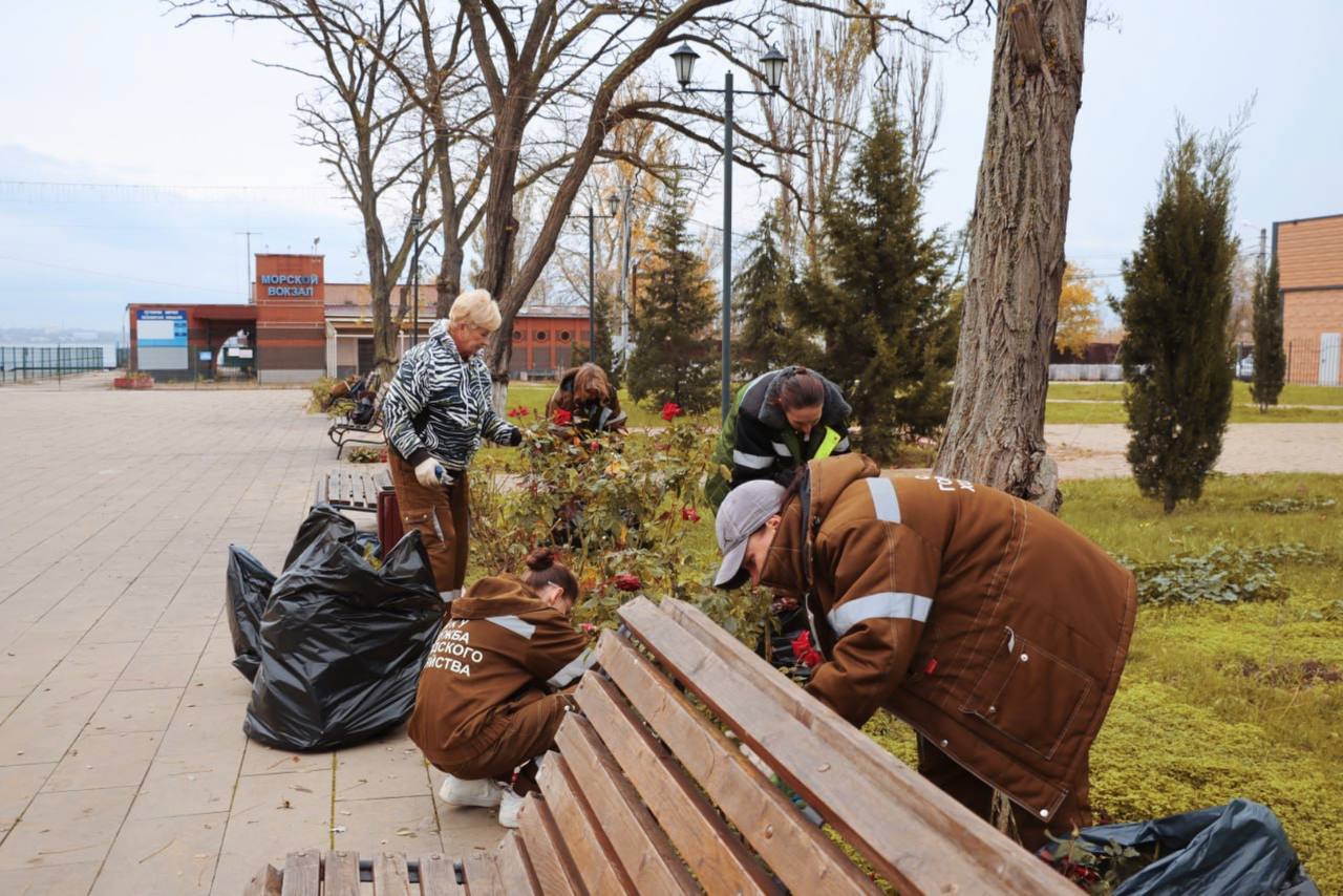 В Керчи продолжается плановый уход за зелеными насаждениями В Керчи продолжается плановый уход за зелеными насаждениями
