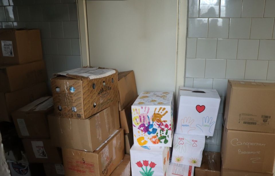 Очередной экипаж с гуманитарным грузом отправили на Запорожское направление Очередной экипаж с гуманитарным грузом отправили на Запорожское направление