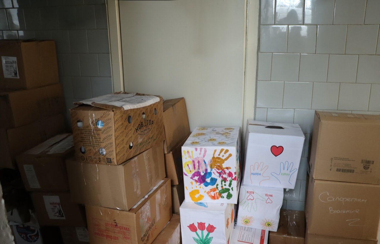 Очередной экипаж с гуманитарным грузом отправили на Запорожское направление Очередной экипаж с гуманитарным грузом отправили на Запорожское направление