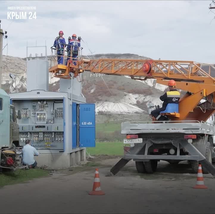 В Белогорском районе обновляют трансформаторные подстанции