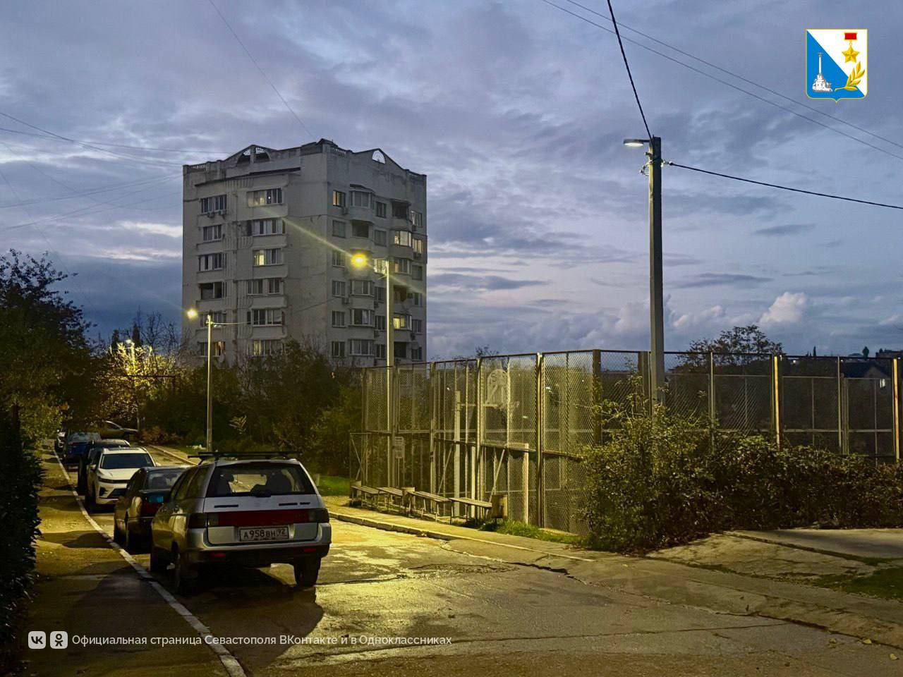 Обновили наружное освещение на улице Кокчетавской Обновили наружное освещение на улице Кокчетавской