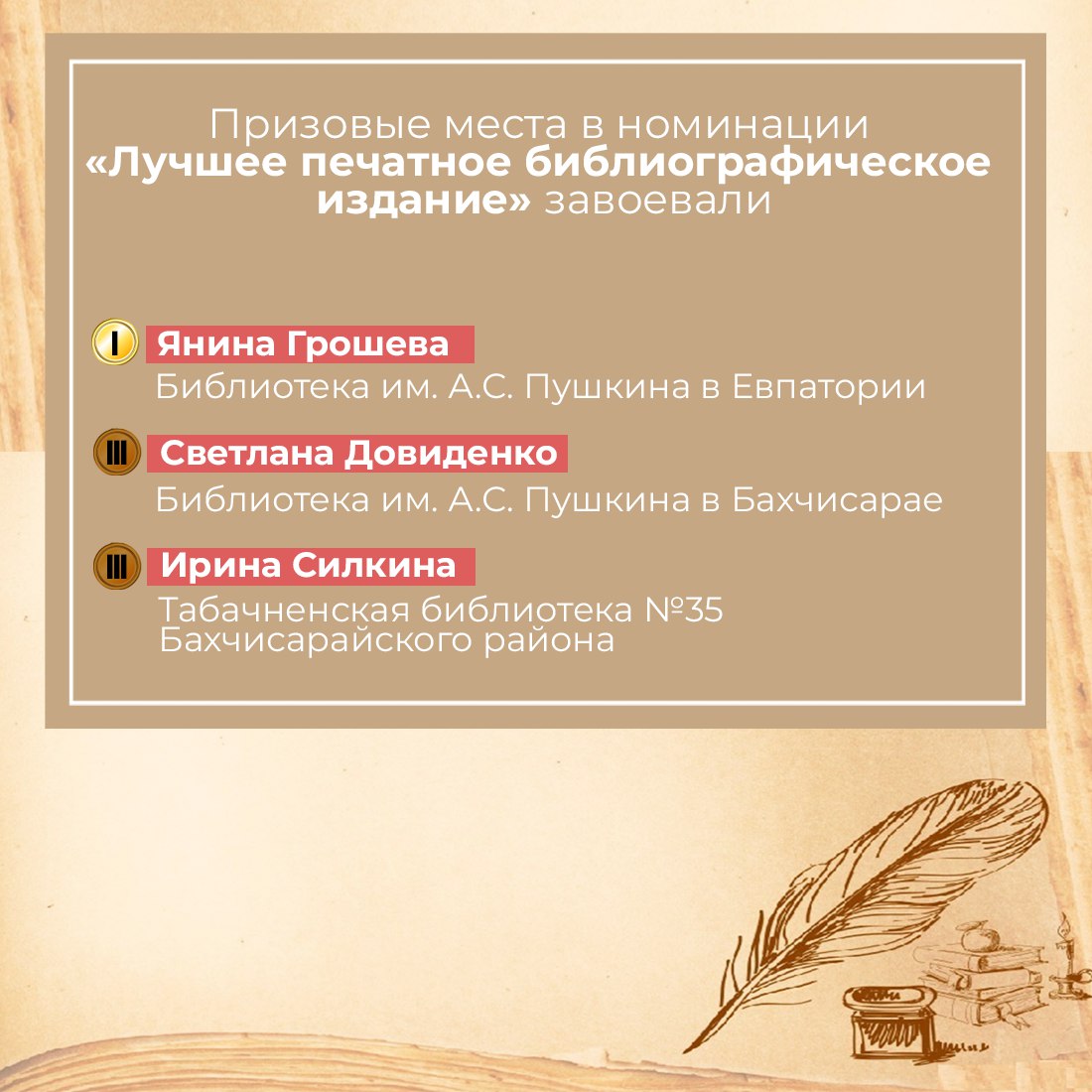 Татьяна Манежина: В Крымской республиканской библиотеке для молодёжи подвели итоги межрегионального конкурса «Рекомендательная библиография. Руководство чтением» Татьяна Манежина: В Крымской республиканской библиотеке для молодёжи подвели итоги межрегионального конкурса «Рекомендательная библиография. Руководство чтением»