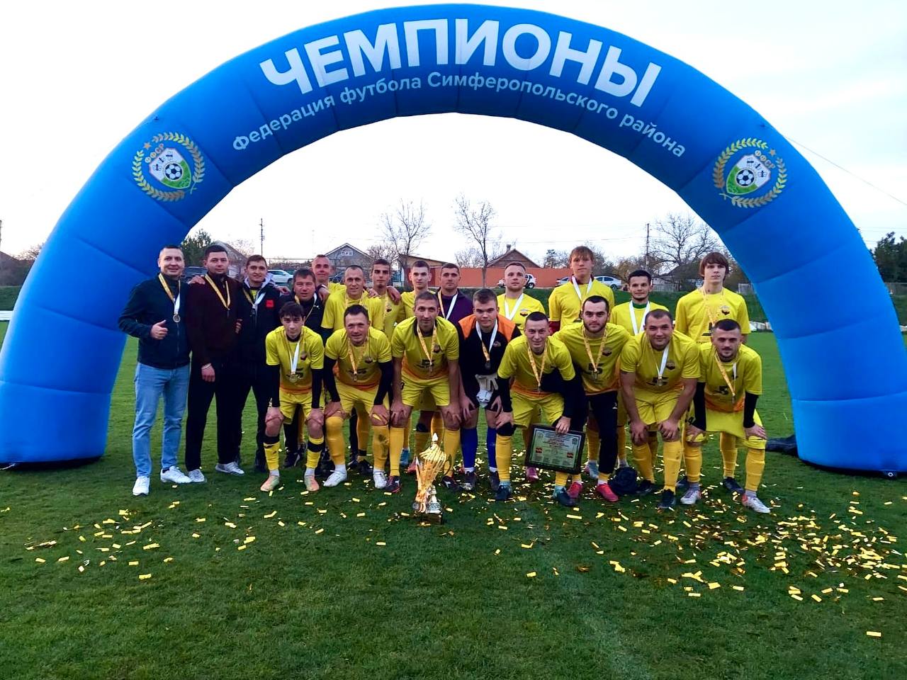 Дмитрий Чумаков: Футбольный клуб «Технолидер» Белогорского района — чемпион Открытого чемпионата Симферопольского района по футболу-2025 (2-я лига)