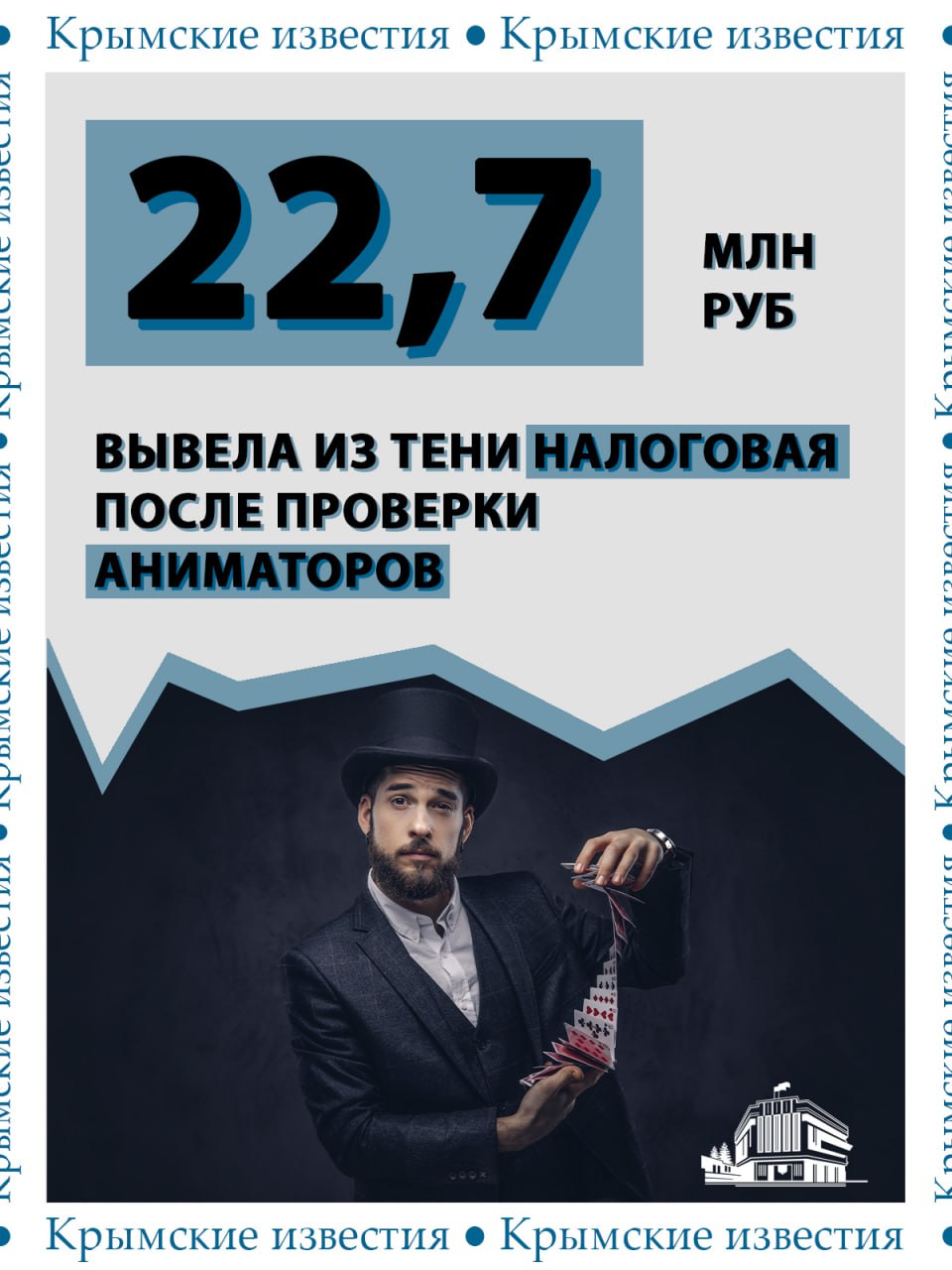 Почти 23 млн рублей – столько заплатили 10 аниматоров в Крыму после налоговой проверки