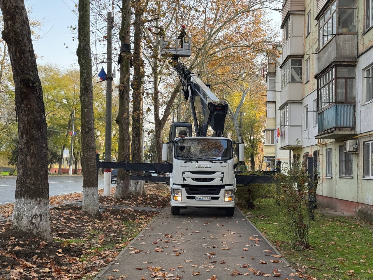 Служба городского хозяйства Керчи продолжает регулярные работы по уходу за растениями Служба городского хозяйства Керчи продолжает регулярные работы по уходу за растениями