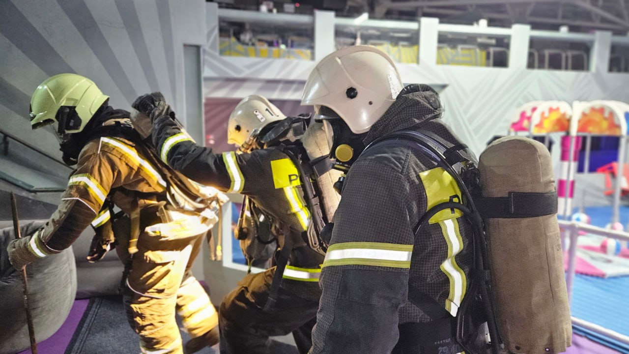 Пожар в торговом центре условный Пожар в торговом центре условный