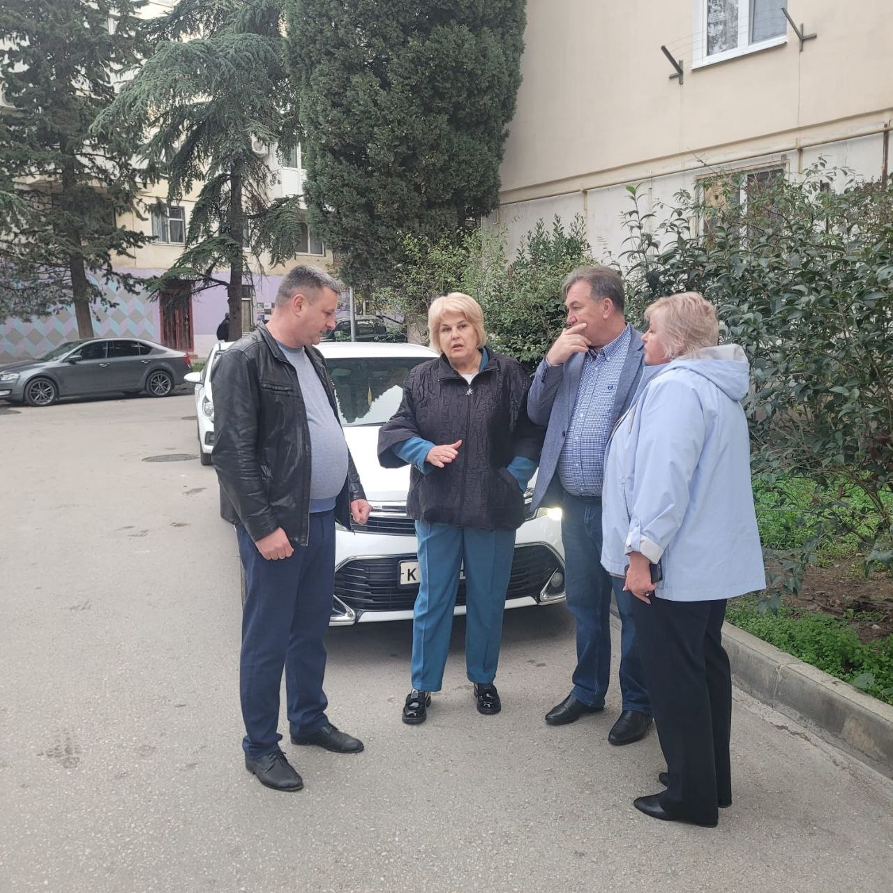 Галина Огнёва: Совместно с заместителями выехали на пер Галина Огнёва: Совместно с заместителями выехали на пер