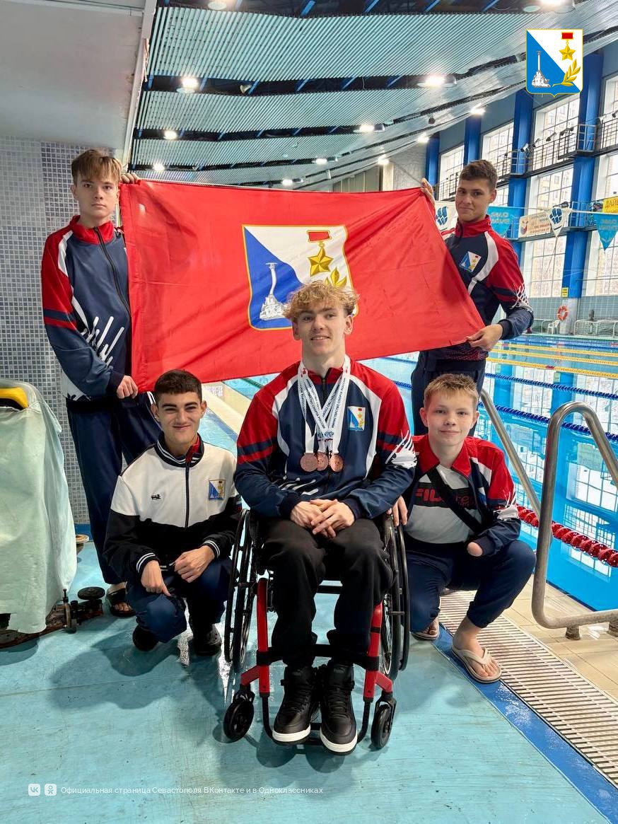 Севастополец завоевал пять медалей на первенстве России по плаванию среди спортсменов с поражением опорно-двигательного аппарата Севастополец завоевал пять медалей на первенстве России по плаванию среди спортсменов с поражением опорно-двигательного аппарата