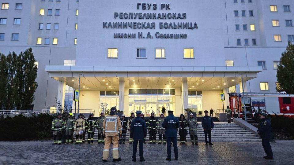 Учения в Республиканской клинической больнице прошли успешно