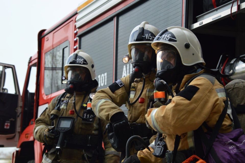 Спасти и потушить. Такие задачи стояли перед сотрудниками ПЧ пгт
