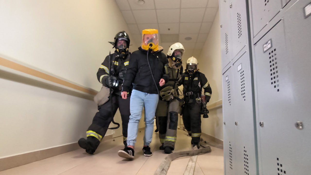 Учения в Республиканской клинической больнице прошли успешно Учения в Республиканской клинической больнице прошли успешно