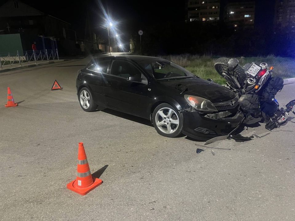 ДТП на проспекте Победы с пострадавшим мотоциклистом