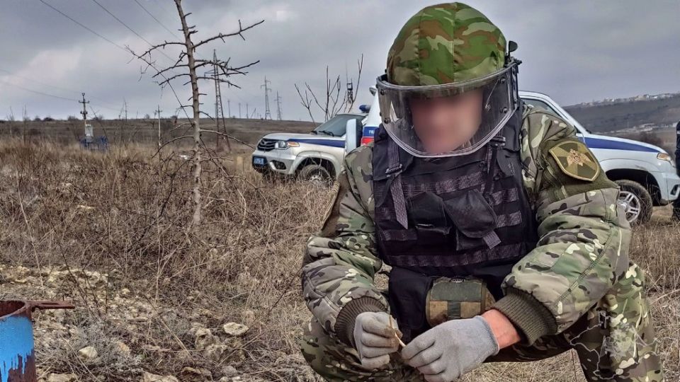 Росгвардейцы обследовали найденные в Севастополе боеприпасы времен Великой Отечественной войны