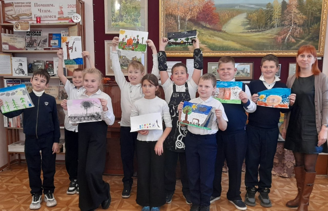 В библиотеке-филиале № 2 им. В. А. Жуковского прошел час творчества «День акварельки», посвященный Международному дню акварели