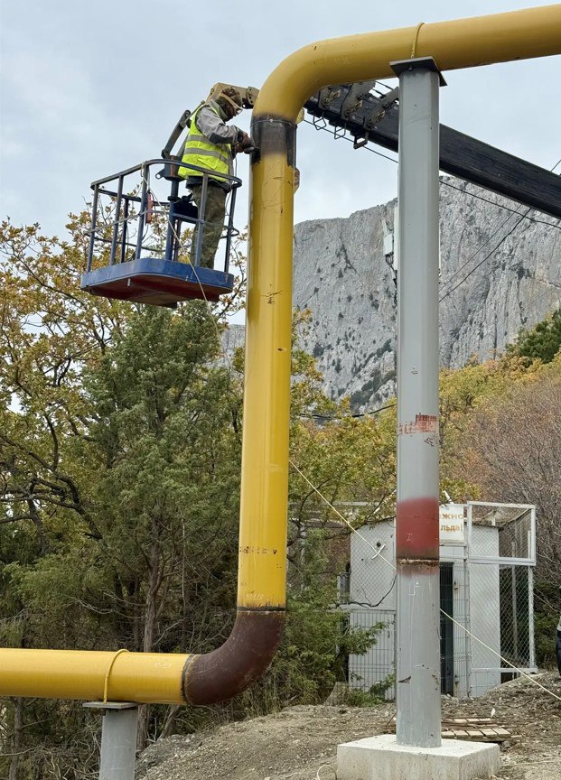 На ЮБК продолжается строительство межпоселкового газопровода На ЮБК продолжается строительство межпоселкового газопровода