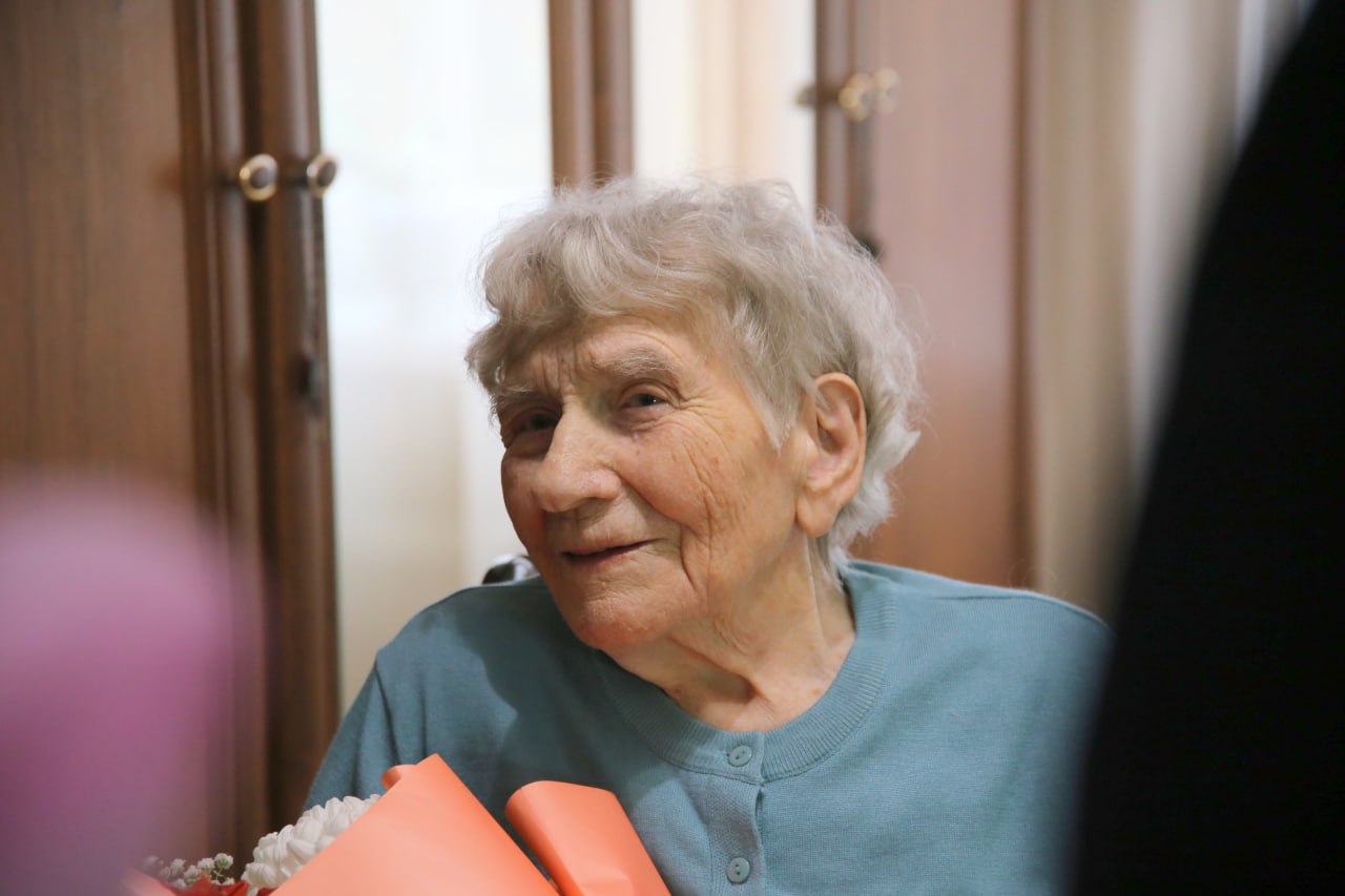 Дмитрий Скобликов: 102 года ветерану Великой Отечественной войны – Мелединой Антонине Александровне