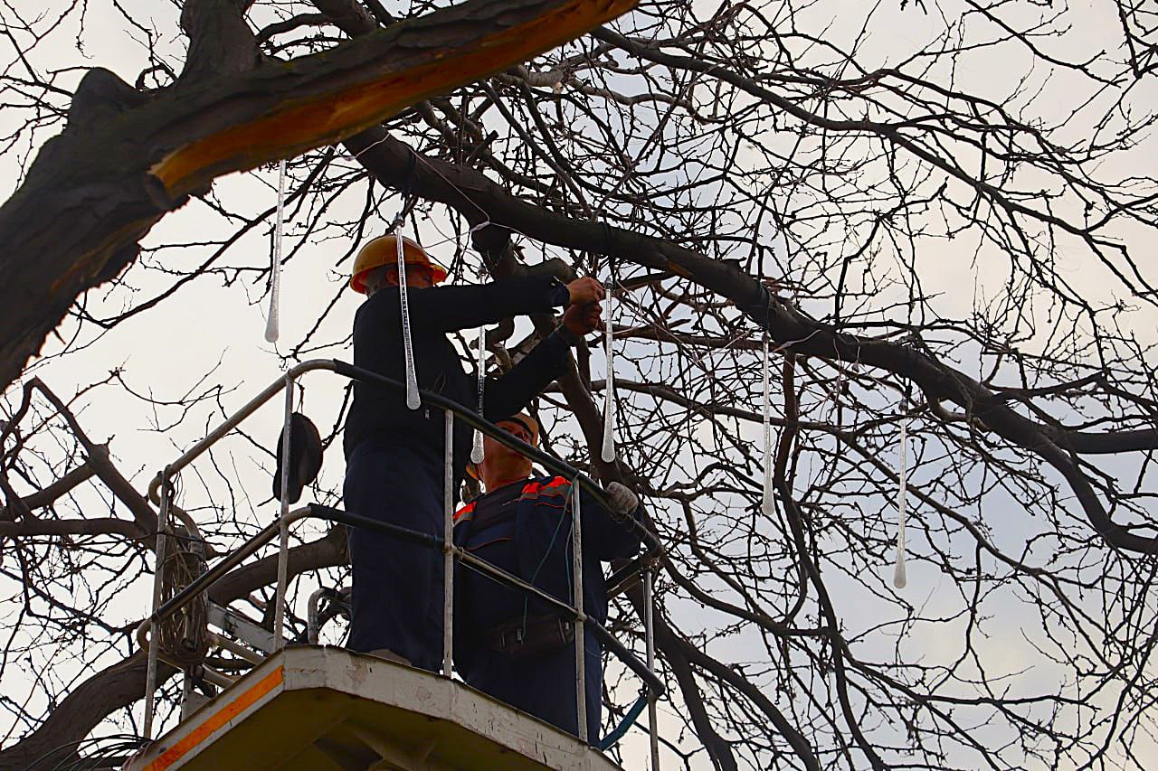 В Керчи стартовала подготовка к Новому году – на центральной площади устанавливают главную елку В Керчи стартовала подготовка к Новому году – на центральной площади устанавливают главную елку