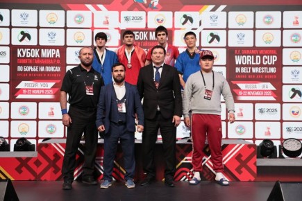 Крымские борцы на поясах завоевали серебро на Кубке мира в Уфе
