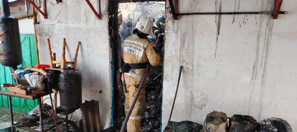 Ликвидация пожара в Бахчисарайском районе Ликвидация пожара в Бахчисарайском районе