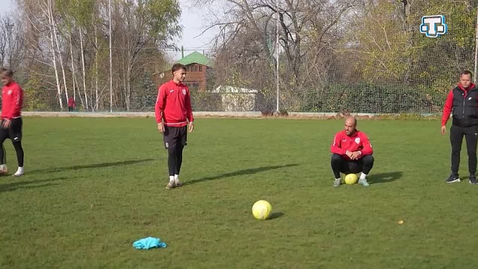Новый челлендж на тренировке команды «Кызылташ»